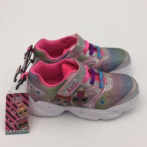 L.O.L. Surprise Girls Athletic Running Shoes Size 2